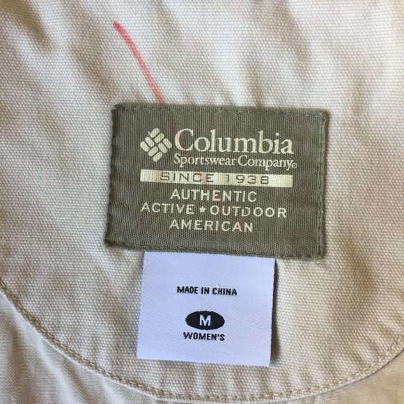 Columbia jacket hiking layer stone washed cloth Utility M - Picture 6 of 16